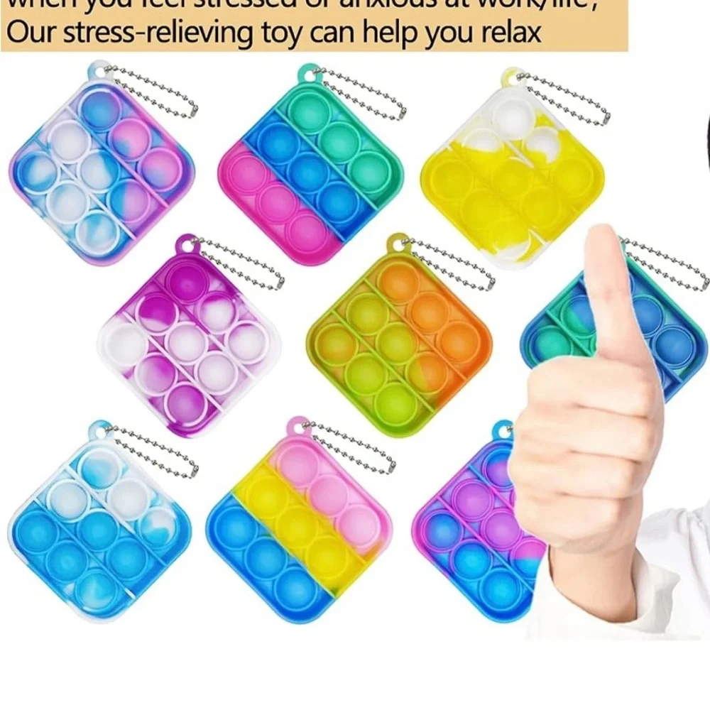 Mini Pop Bubble Fidget Toys/Keychain